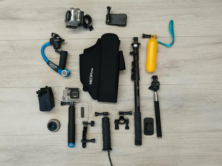 GoPro Accessoires Set, Audio, Tv en Foto, Actiecamera's, Gebruikt, GoPro, Ophalen of Verzenden
