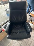 Leren Draaifauteuil, Ophalen, Gebruikt, Leer, 75 tot 100 cm