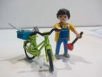 Playmobil Klusjesman met fiets – 4791, Ophalen of Verzenden, Gebruikt, Los playmobil