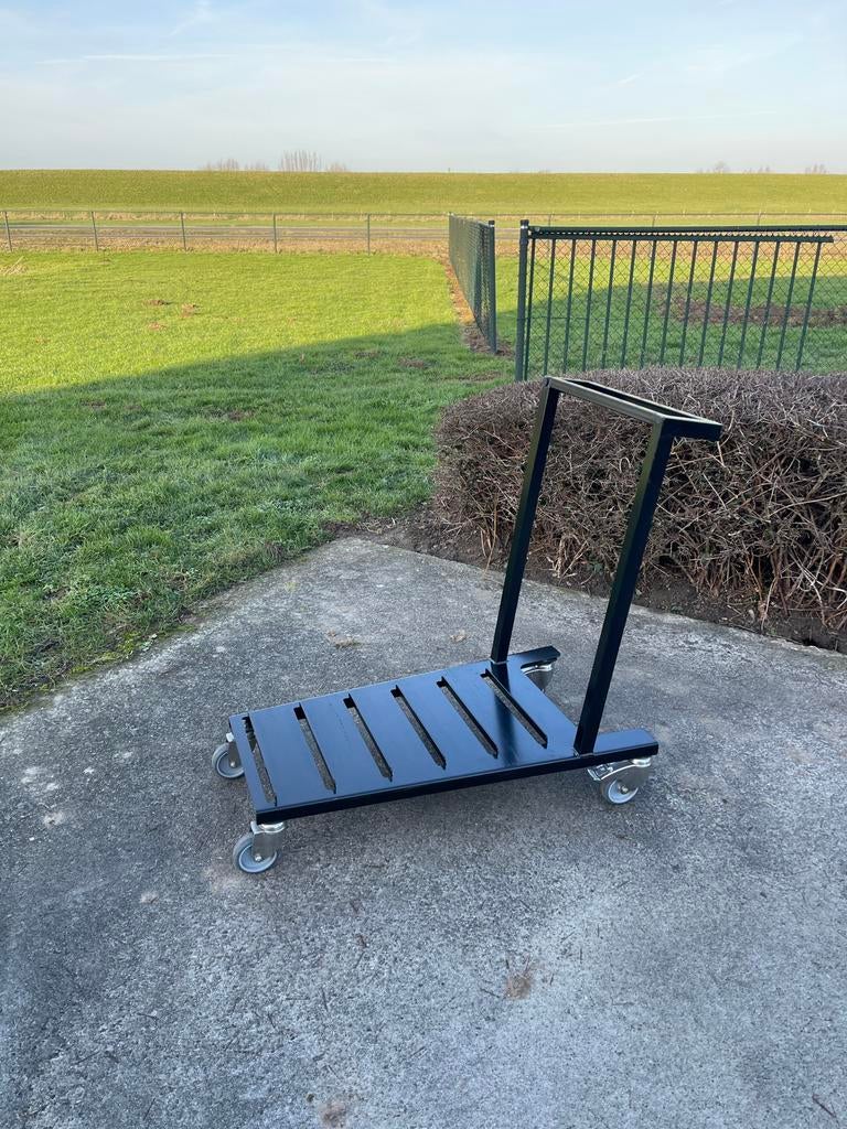 Trolley voor inklap tafels, Ophalen, Zo goed als nieuw, Transportkar