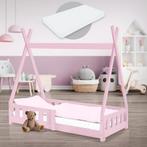 Tipi Bed - Kinderbed met matras roze, Ophalen, Gebruikt, 70 tot 85 cm, 140 tot 160 cm