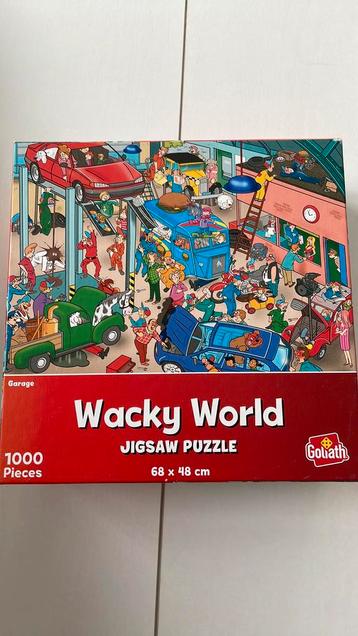 Wacky World puzzel garage 1000 stukjes beschikbaar voor biedingen