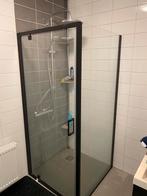 Zwarte douchecabine 90x90, Huis en Inrichting, Ophalen, Zo goed als nieuw