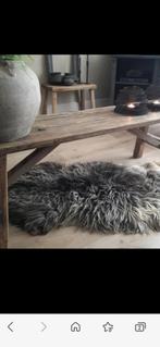 Sober Oud houten bankje, Antiek en Kunst, Ophalen