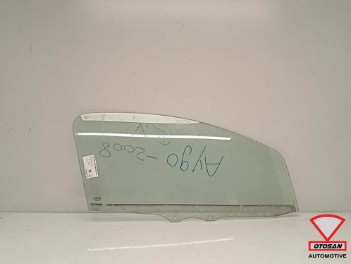 Toyota Aygo 3DRS 2008 Ruit Raam Portier Deur Rechts Voor, Auto-onderdelen, Ruiten en Toebehoren, Toyota, Gebruikt, Ophalen of Verzenden