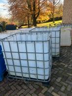 IBC Container 1000L - Opslag Hout/Pannen, Tuin en Terras, Regentonnen, Ophalen, Kunststof, Gebruikt, Met kraantje