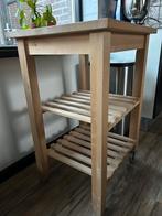 Ikea houten keuken trolley BEKVÄM Roltafel, berken, 58x50 cm, Ophalen, Gebruikt, 50 tot 100 cm, 25 tot 50 cm