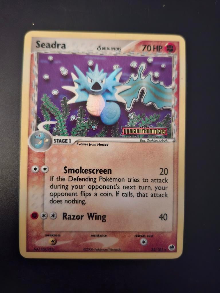 Seadra 22/101 Stamped - Dragon Frontiers, Ophalen of Verzenden