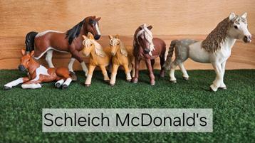 Schleich McDonald's Happy Meal paarden zonder vaantje beschikbaar voor biedingen