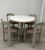 7 x Vintage Bruno Rey - Kusch & Co tafels, Gebruikt, ., Ophalen of Verzenden, 4 tot 6 stoelen