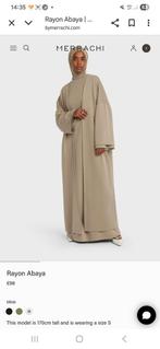 abaya en onderjurk zo goed als nieuw., Kleding | Dames, Ophalen of Verzenden, Nieuw, Zwart, Overige typen
