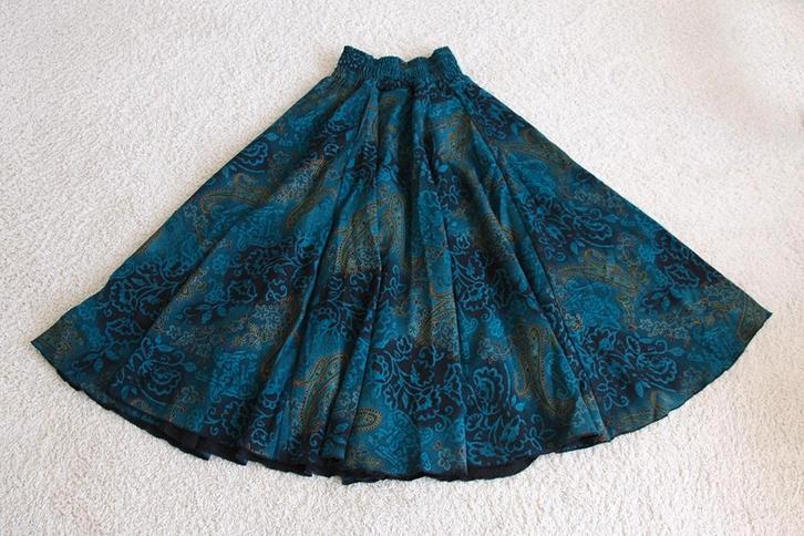 Prachtige Vintage Rok421 (M) - 42 € 45,-, Kleding | Dames, Rokken, Nieuw, Maat 38/40 (M), Overige kleuren, Onder de knie, Ophalen of Verzenden