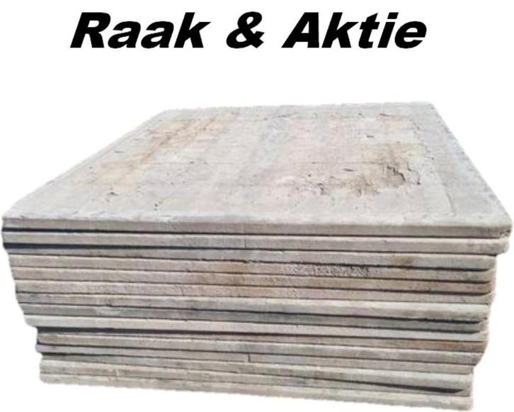 32 m2 Steenschotten  145 x 148 x 4.5 cm, Tuin en Terras, Palen, Balken en Planken, Gebruikt, Planken, Minder dan 180 cm, Ophalen