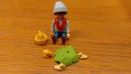 playmobil poppetje met eendjes en gras, Ophalen of Verzenden, Gebruikt