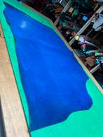 Koning blauw tuigleer 3 mm dikte soepel nr5, Hobby en Vrije tijd, Blauw, Leer of Kunstleer, Ophalen of Verzenden, Zo goed als nieuw