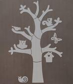 Wandboom wit (incl. 6 dieren en een vogelhuisje), Ophalen, Nieuw, Wanddecoratie