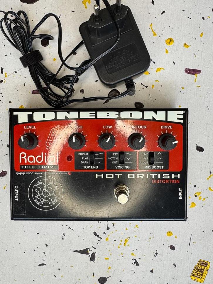Radial Tonebone Hot British, Muziek en Instrumenten, Effecten, Zo goed als nieuw, Distortion, Overdrive of Fuzz, Ophalen of Verzenden