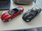 Jaguar XK 8 coupe en cabriolet 1/18, Hobby en Vrije tijd, Modelauto's | 1:18, Ophalen of Verzenden, Gebruikt, Auto, Maisto