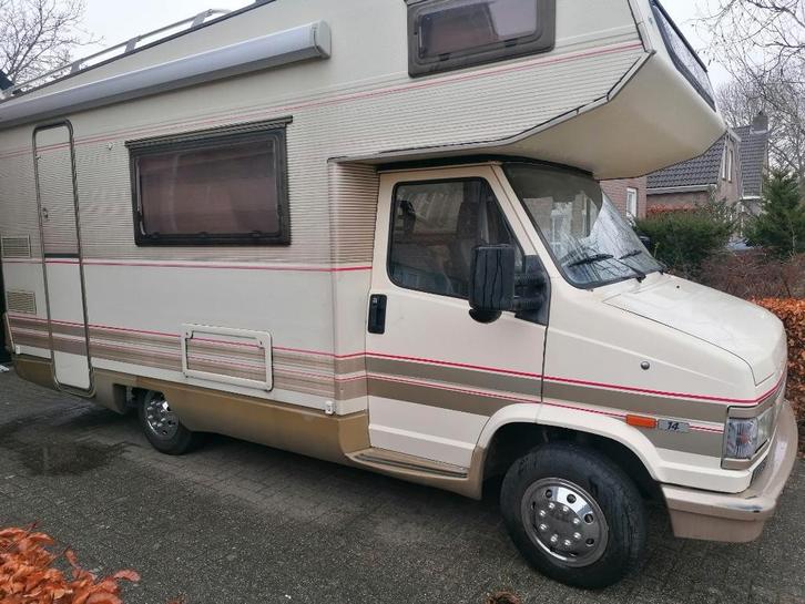 Camper op benzine, Caravans en Kamperen, Campers, Particulier, tot en met 5, Alkoof, Dethleffs, Fiat, Benzine, Handgeschakeld