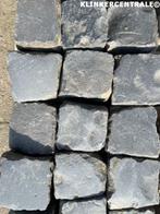 3,5m2 zwart natuursteen klinkers basaltkeitjes kinderkopjes, Tuin en Terras, Tegels en Klinkers, Minder dan 5 m², Gebruikt, Natuursteen