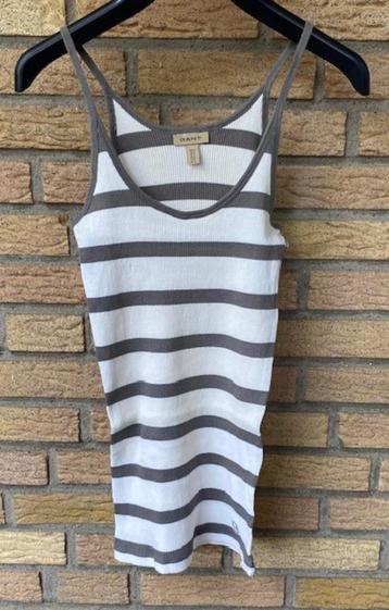 GANT gebreide top wit grijs gestreept S / 34 - 36 NIEUW beschikbaar voor biedingen
