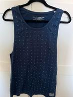 Heren Singlet Donkerblauw - Print X en C, Ophalen of Verzenden, Gedragen, Maat 48/50 (M), Blauw