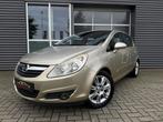 Opel Corsa 1.4 16V 5D 2007 Apk|Airco|Cruise|Lage km|Trekhaak, Voorwielaandrijving, 1063 kg, Zwart, 4 cilinders