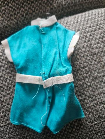 Vintage Barbie Kleding - Blauw Pakje beschikbaar voor biedingen
