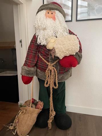 Grote kerstman 150 cm hoog beschikbaar voor biedingen