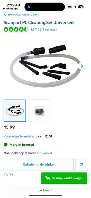Scanpart PC Reinigingsset Universeel beschikbaar voor biedingen
