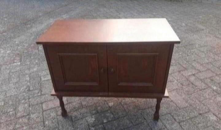 Oude houten kast, Antiek en Kunst, Curiosa en Brocante, Ophalen of Verzenden