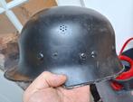 M34 Stahlhelm Brandweer Re-enactment, Ophalen of Verzenden, Overige soorten, Duitsland, Helm of Baret