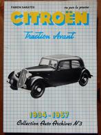 boek citroen avant 1934 - 1957 N3, Ophalen of Verzenden, Zo goed als nieuw, Citroën