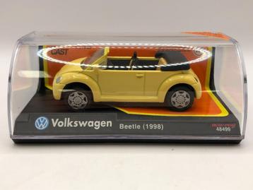 New-Ray 48499 Volkswagen Beetle 1998 geel -GOED- M30 beschikbaar voor biedingen