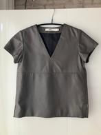 Hope bruin leren top maat 36., Kleding | Dames, Tops, Bruin, Nieuw, Ophalen of Verzenden, Korte mouw