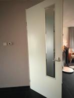 Te koop: binnendeur, opdekdeur , linksdraaiend, Doe-het-zelf en Verbouw, Deuren en Horren, Ophalen, Kunststof, 80 tot 100 cm, 215 cm of meer