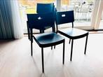 6 stapelbare eetkamer stoelen zwart (Ikea), Huis en Inrichting, Ophalen, Zo goed als nieuw, Zwart