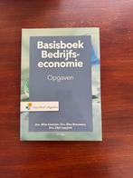Basisboek Bedrijfseconomie – Opgaven (11e druk), Ophalen of Verzenden, Gamma, Zo goed als nieuw, HBO