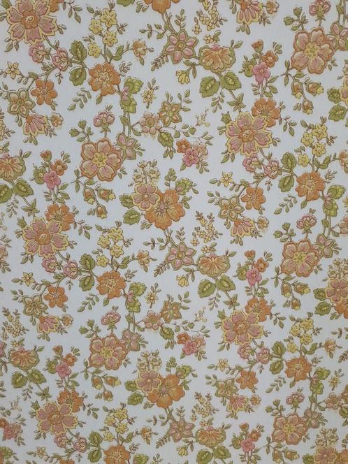 7202 Vintage 702 floral  bloemetjes behang wallpaper swiet, Huis en Inrichting, Stoffering | Behang, Verzenden