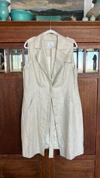 Madeleine jurk gilet model nieuw linnen 42, Ophalen of Verzenden, Nieuw, Maat 42/44 (L), Beige