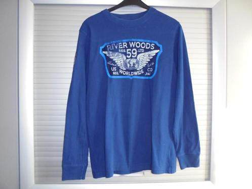 trui river woods maat L kobalt blauw, Kleding | Heren, Truien en Vesten, Gedragen, Maat 52/54 (L), Blauw, Ophalen of Verzenden