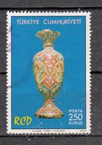 Turkije met een grote vaas 1975, Postzegels en Munten, Postzegels | Azië, Centraal-Azië, Verzenden, Gestempeld