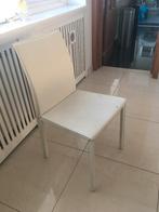 BoConcept Witte Leren Stoelen x6, Ophalen, Gebruikt, Wit, Metaal