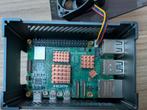 Raspberry Pi 5, 4GB ram met fancasing en raspberry pi lader, Computers en Software, Ophalen of Verzenden, Zo goed als nieuw