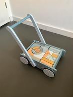 Little Dutch loopwagen met blokken / blokkenkar, Kinderen en Baby's, Speelgoed | Houten speelgoed, Ophalen, Zo goed als nieuw
