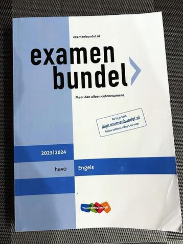 Examenbundel – HAVO 2024-2025 – Engels beschikbaar voor biedingen