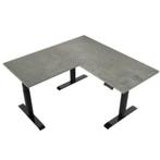 50x Nieuw hoekbureau zit/sta T-Line Deluxe - SCHERP GEPRIJSD