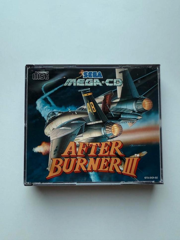After Burner III - Sega Mega-CD, Spelcomputers en Games, Games | Sega, Gebruikt, Mega Drive, Racen en Vliegen, 1 speler, Vanaf 7 jaar