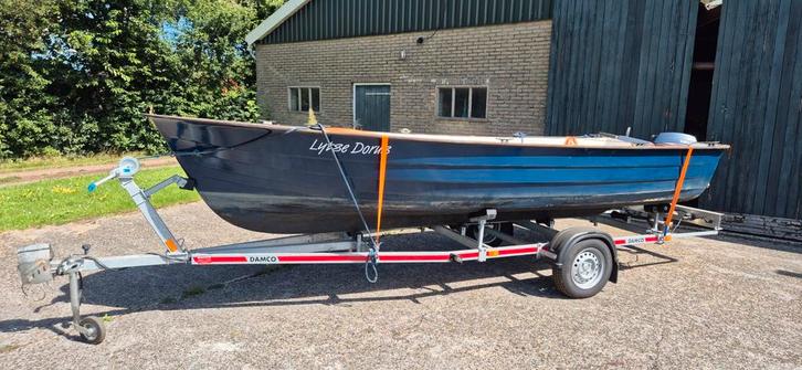 DAMCO Trailer voor Vis-/toerbootje (Rana 17), Watersport en Boten, Vis- en Consoleboten, Gebruikt, Tot 10 pk, 3 tot 6 meter, Benzine