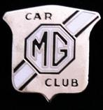 M.G. Car Club-zilverkleur, Verzenden, Nieuw, Transport, Speldje of Pin
